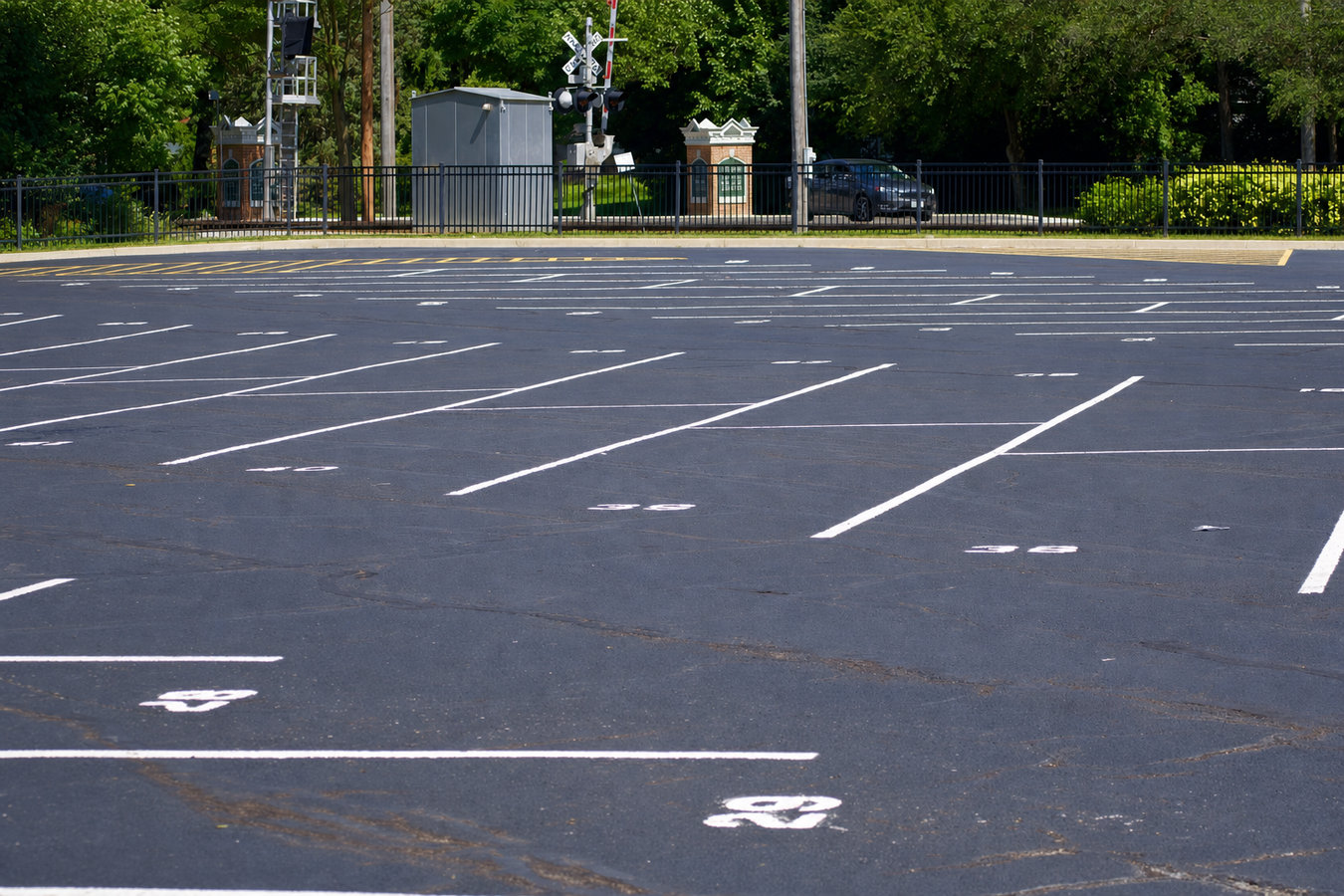 Parking lot maintenance